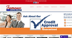 Desktop Screenshot of famousautosalespa.com