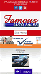 Mobile Screenshot of famousautosalespa.com